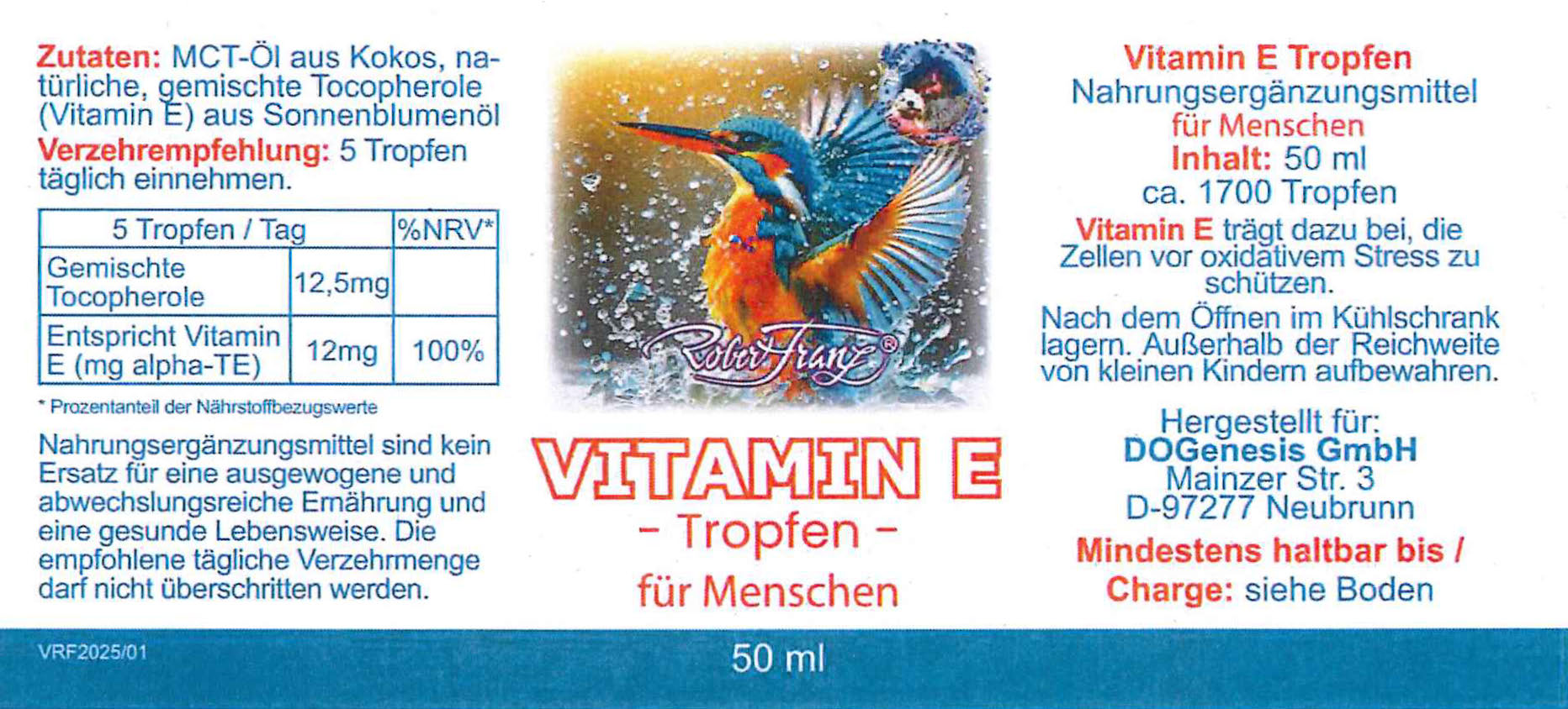 Vitamin E Tropfen (SONDERPREIS - MHD Januar 2027)